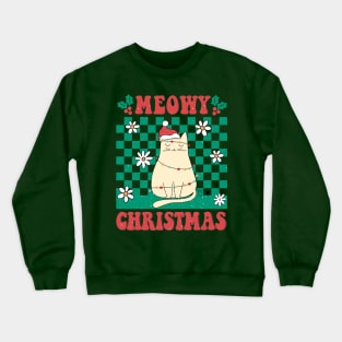 Meowy Christmas Crewneck Sweatshirt